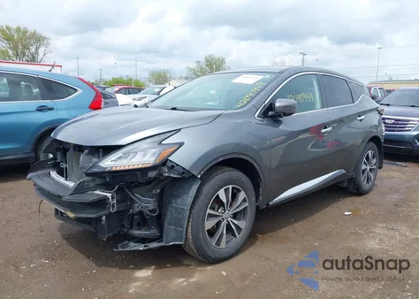 2020 Nissan Murano S Intelligent Awd z USA, uszkodzony, nr VIN 5N1AZ2AS4LN106699
